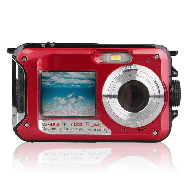 2.7inch 48MP Underwater Waterproof Digital Camera with Dual Screen