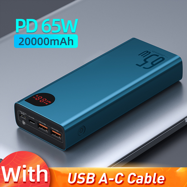 30000mAh/20000mAh 65W Power Bank