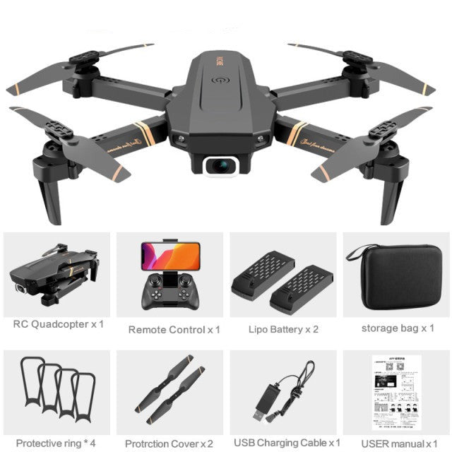 WiFi live video FPV 4K/1080P HD Wide Angle Camera Foldable RC Quadcopter