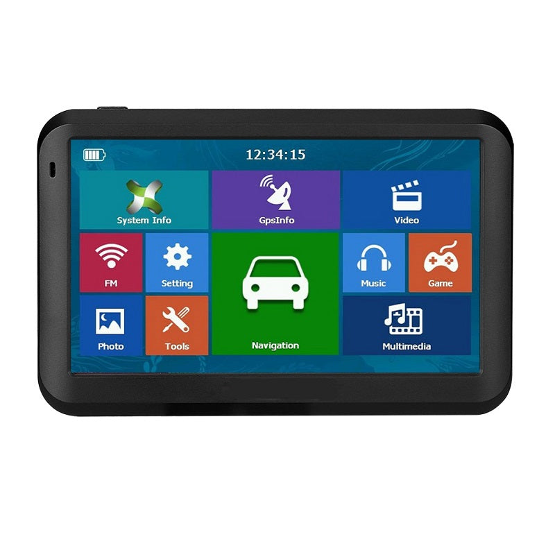 7" HD Car GPS Navigation 8G+RAM-256MB+Bluetooth-AV-IN