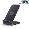 15W Wireless Charger Stand For iPhone and Samsung (Multi Options Available)