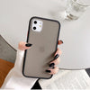 Hybrid Simple Matte Bumper Phone Case for iPhone (Multiple Options Available)