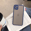 Hybrid Simple Matte Bumper Phone Case for iPhone (Multiple Options Available)