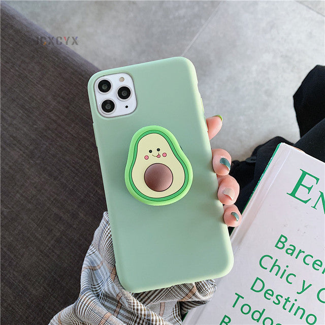 3D Luxury Cute Cartoon Soft Silicone Phone Case for iPhone (Multiple Options Available)