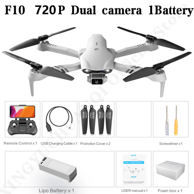 4K HD Dual Camera Drone with GPS 5G WIFI Wide Angle FPV & Real-Time Transmission