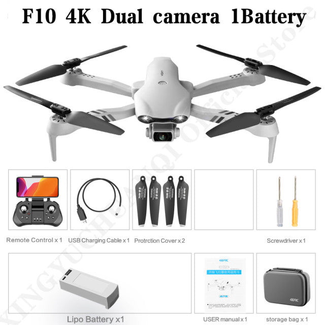 4K HD Dual Camera Drone with GPS 5G WIFI Wide Angle FPV & Real-Time Transmission