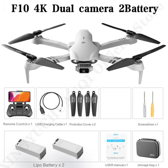 4K HD Dual Camera Drone with GPS 5G WIFI Wide Angle FPV & Real-Time Transmission